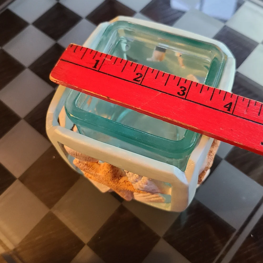 Votive Candle Holder seashell design
